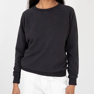 NWT Jungmaven Bonfire Raglan Sweatshirt in Black